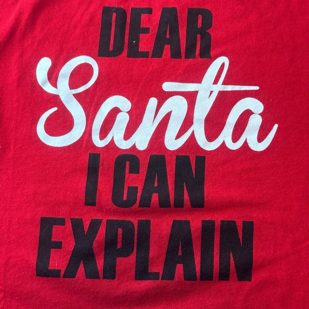 Sleep Shirt - "Dear Santa I Can Explain" - Picture 6 of 10